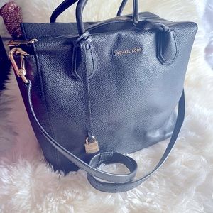 Michael Kors MERCER LEATHER CROSSBODY BAG